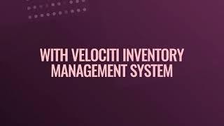 Velociti Sales force Inventory Management System