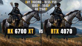 RX 6700 XT vs RTX 4070 - 1080P, 1440P, 4K, RT/DLSS/FSR 3 - Ultimate Gaming Comparison