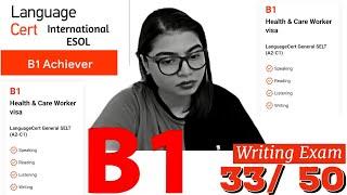 B1 LanguageCert International ESOL SELT Writing Full Test || Tips