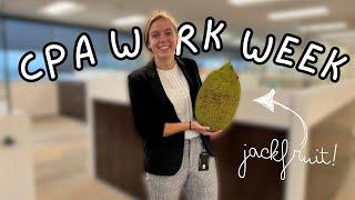 Productive and BUSY Work Week! Life as a CPA / How I stay organized  / new job vlog