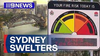 Sydney smashed by storms after sweltering day of heat | 9 News Australia