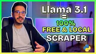 It's 100% FREE Now!! Scrape EVERYTHING with Llama3.1!