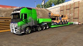 Oversize load Volvo FH16 750 hp 8x4