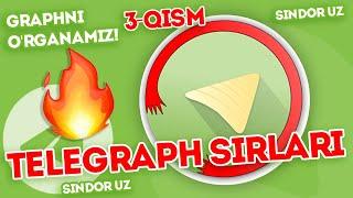 #3 Telegraphni O'rganamiz (3-qism) | Graph Messenger | Telegraph sirlari | Chat Sozlamasi | TGraphUz