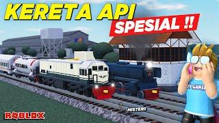 NYOBAIN KERETA LOKOMOTIF SPESIAL VINTAGE !! ROLEPLAY KERETA API INDONESIA - Roblox Indonesia