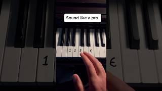 Sound like a pro  #piano #pianotutorial #lesson  #tutorial