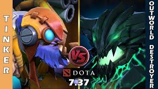 Big boss Tinker against OD | Dota 2 Tinker Gameplay 191