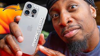 iPhone 15 Pro - NATURAL TITANIUM - UNBOXING AND IMPRESSIONS!