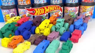  Hot Wheel Monster Truck Color Reveal Color Shifter vs.  Hot Wheel color reveal color shifters