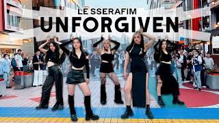 [4K] [[KPOP IN PUBLIC IN HONGDAE, SEOUL] [ONE TAKE] LE SSERAFIM(르세라핌) 'UNFORGIVEN'  Dance Cover