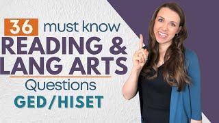 GED/HiSET Reading Questions that you Need to Know!