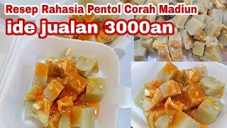 ide jualan jajan 3000an murah meriah | Resep rahasia pentol corah madiun lembut kenyal