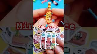 Mini sauce #shortvideo #shorts #miniature #minibrands #animation #whatsinside #toys #satisfying