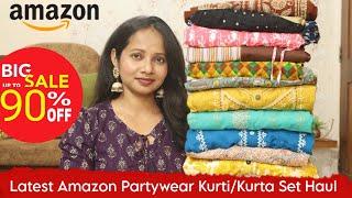 Latest Amazon Partywear Kurti/Kurta Set/Co ord Set Haul | Ranjana R