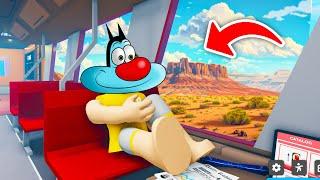 WE DOING NEW TRIP ON ROBLOX DESERT BUS!!!= (Roblox ft.Oggy)