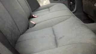 Як зняти задню сідушку Мерседес  W-210. (how to remove the rear seats Mersedes w210)