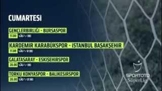 Spor Toto Süper Lig de 2.Hafta Fikstürleri Belli Oldu