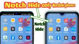 How to Notch hide Redmi Note 7 Pro? | Notch Hide Redmi Phones