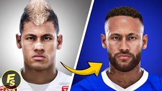 Neymar Jr Facepack All Time [2011-2024] - PES 2021 & FL24