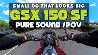 GSX150 pure sound / NO TALK POV | 4K @ricardorides