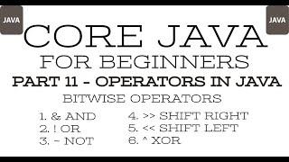 Part 11 - Core Java - Bitwise Operator