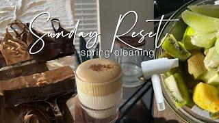 sunday reset | spring cleaning, groceries, getting back on track | ft Lylux