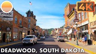 [4K60] Deadwood, South Dakota!  Drive with me through a South Dakota town!