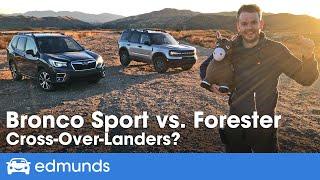 2021 Ford Bronco Sport vs. 2021 Subaru Forester | Off-Road Crossover Comparison