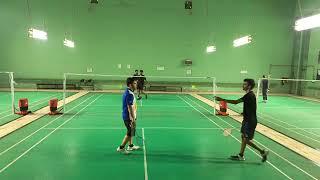 ABHISHEK & AYUSH (WINNER) vs ANUJ & PRASHANT - BADMINTON DOUBLES MATCH IIT ROORKEE #badmintonlovers