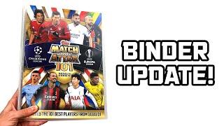 BINDER UPDATE!! | MATCH ATTAX 101 2020/21 Collection!! (includes AUTO CARD!!)