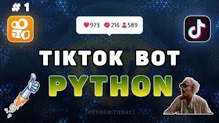 Пишем TikTok бота на Python #1 Аутентификация в TikTok | Selenium всплывающие окна, iframe