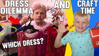 Alyssa's Dress Dilemma, Cute DIY Barn & Voice Recital || Mommy Monday