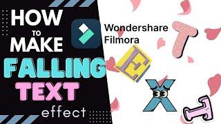 How to Make Falling Text Effect in Filmora