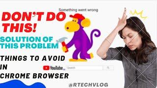 Something Went Wrong Youtube Studio Fixed | Oops! | Chrome | Monkey Error | Without any other app