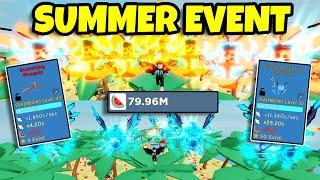 Clicker Simulator Summer Event Update SO MUCH WATERMELON and OP PETS! Roblox