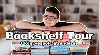 Bookshelf Tour + Könyvespolc átrendezés | Edmond Könyvkuckója