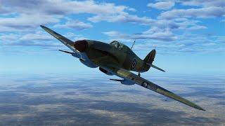 Hurricane Mk.II 40mm | 7 Kills in a flight | Desert Ace | Outro