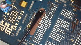 SAMSUNG A21S EMMC PADS REPAIR AND TRACKS REPAIR | A21S CPU EMMC |JUMPERING SOLUTION