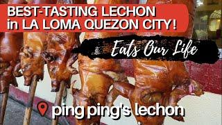 PING-PING's LECHON: Best Ever Whole Roast Pig in La Loma! Dinuguan and Other Filipino Food Too!