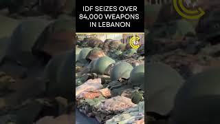 IDF Seizes Over 84,000 Weapons Hidden In Southern Lebanon | CLRCUT