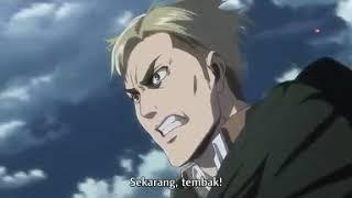 Erwin Smith Death | Shingeki no Kyojin Season 3 Part 2 Eps 4 Sub Indonesia