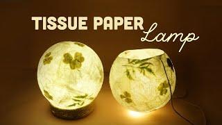 DIY Paper Lantern | Easy Lamp with Tissue Paper |Craft Ideas