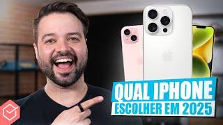 CHOCADO! TOP 3 MELHORES IPHONES para COMPRAR em 2025!