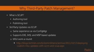 Advanced Microsoft SCCM Current Branch Scenarios : Why Third-party Patch Management | packtpub.com