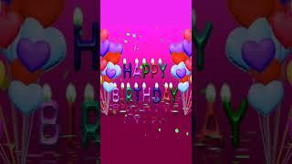 Happy Birthday Video & Happy Birthday Song #Shorts #AllDesignCreative