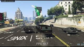 AMD RyZen 5 1500X & Radeon RX 470 GTA 5 FPS test