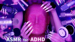 ASMR for ADHD Changing Triggers Every 30 Seconds Scratching , Tapping , Massage & More| No Talking