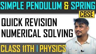 Learn Simple Pendulum & Spring LIVE | Class XI CBSE Physics with Nilesh Sir