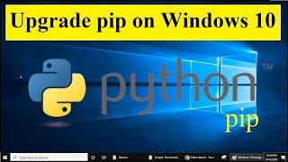 How to upgrade PIP on Windows 10