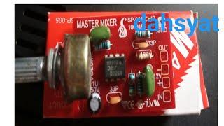 Master mixer multi fungsi ( penguat mic)